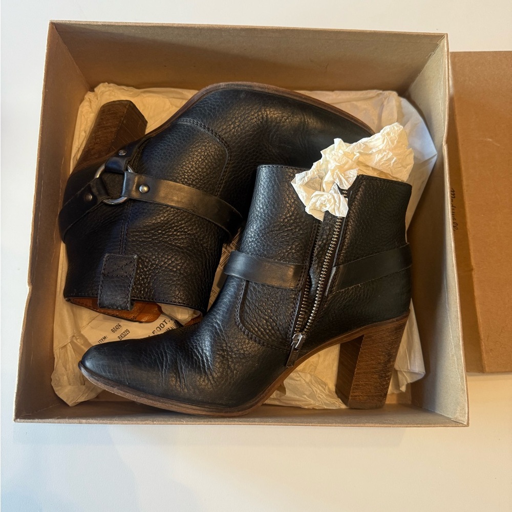 Madewell Black Heeled Boots